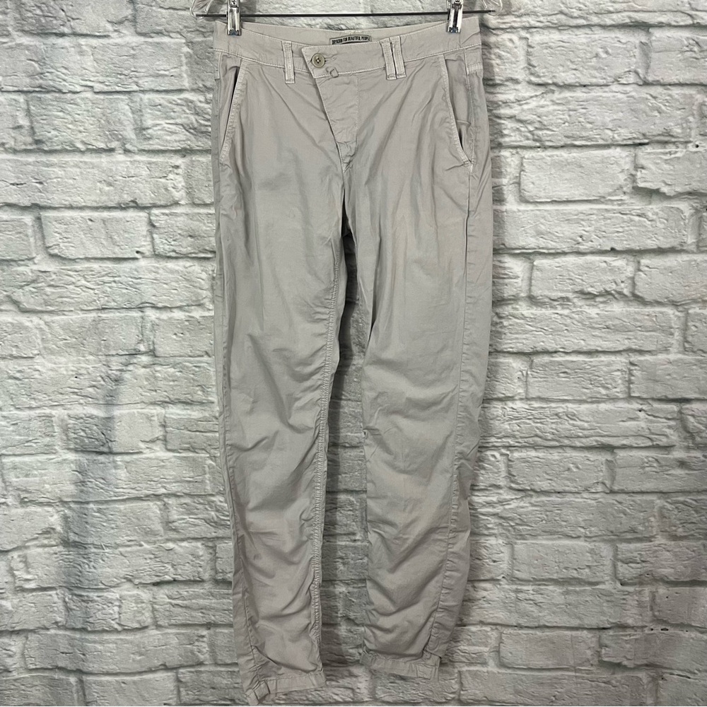 Drykorn for Beautiful People Women’s 27” Button Front Grey Slim Pants